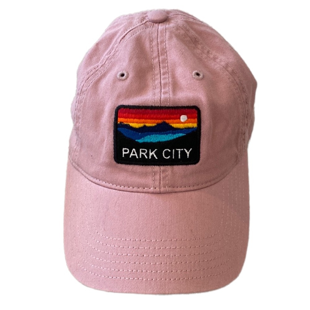 Legacy Brand Park City Patch Pink Maivr Baseball Cap Hat Adjustable Back